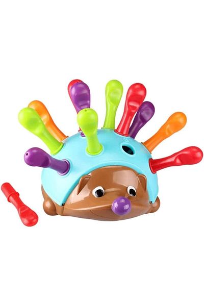 AWH Colorful Hedgehog Toy for Toddlers – Fun Baby Toy for Fine Motor Skills & Sensory Play