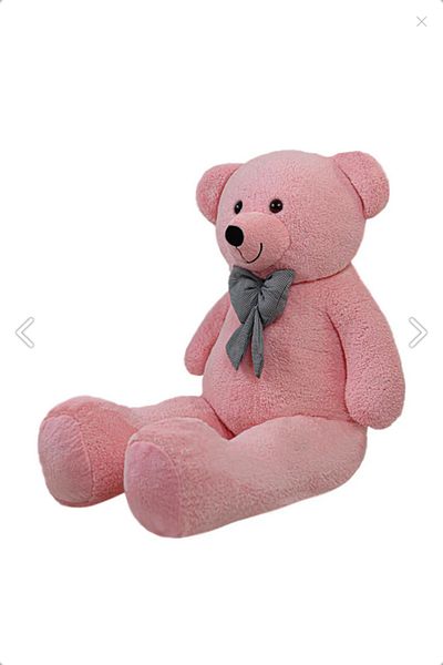 NEKA MARKT 155 cm Large Teddy Bear with Bow Tie