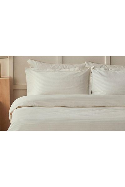 English Home Față de pernă elegantă din satin de bumbac cu urechi, 50 x 70