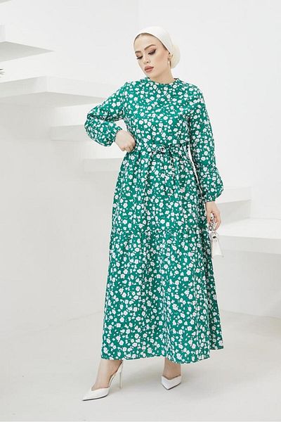 giyze Φόρεμα με μοτίβο Daisy Green 400
