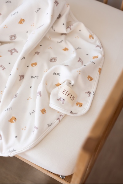 EIFIN Baby & Child Interlock Cover & Blanket 100% Cotton Boxed Oeko-Tex Certi...