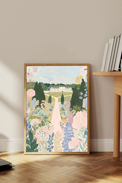 Dekorsiahome Едно парче картина в дървена рамка Tk0031
