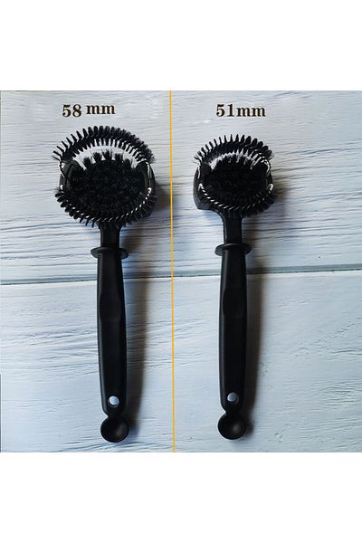 MIBRU Coffee grouphead brush cleaning tool black 51mm