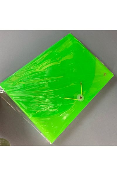 Umix Green Color A4 Gusseted 13 Compartment Elastic Document File