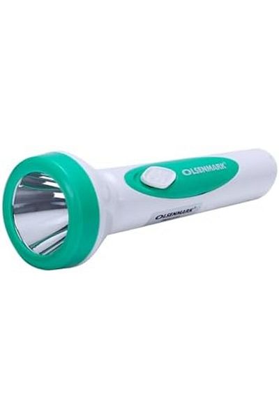Olsenmark Olsenmark Rechargeable LED Flashlight - Super Bright 1.5W LED Torch Light - Built-in 1500mAh Battery