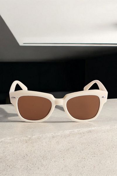 Eyesofia Ogıyanı Dı Polo Unisex Cream Brown Sunglasses