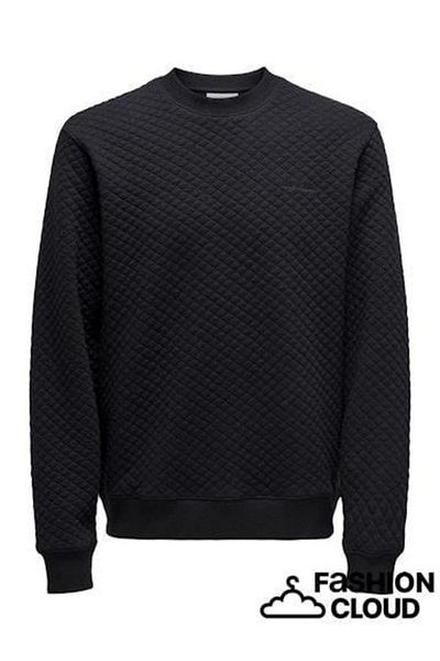 Only & Sons Ανδρικός ιδρώτας με σχέδιο μπακλαβά 2 νημάτων