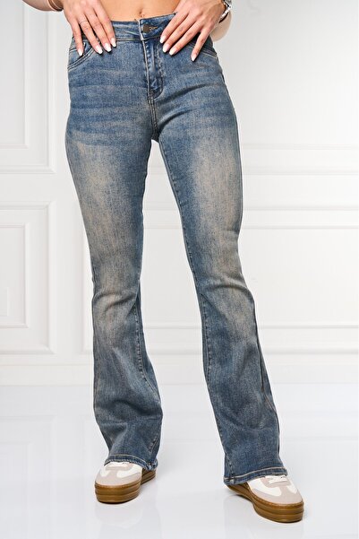 Joana Blugi Damă Evazati Bleumarin Avayla