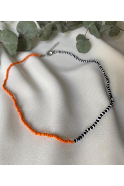 sabiha aksesuar قلادة ملونة من الخرز الرملي