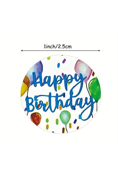 ROSIE 500Pcs Cute Happy Birthday Shredder, Round Glitter Paper