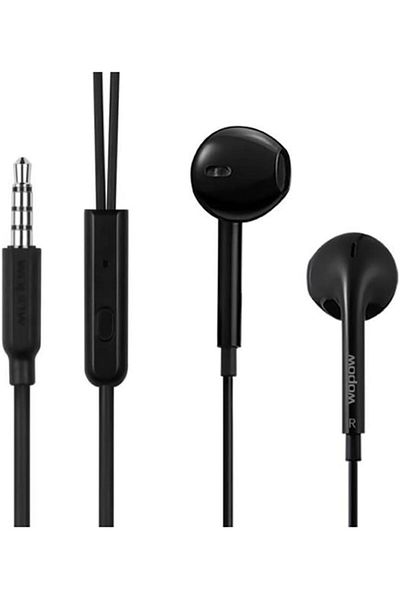 wopow WOPO AU04 Wired In-Ear Headphones – Black