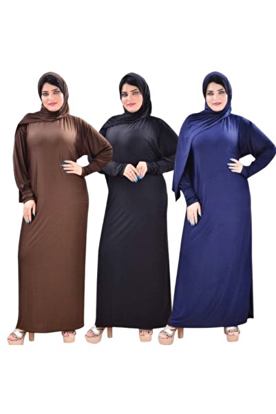 Genrics اسدال صلاة واستقبال مجموعة مكونة من 3 قطع واسع ومريح مقاس واحد يلبس و...