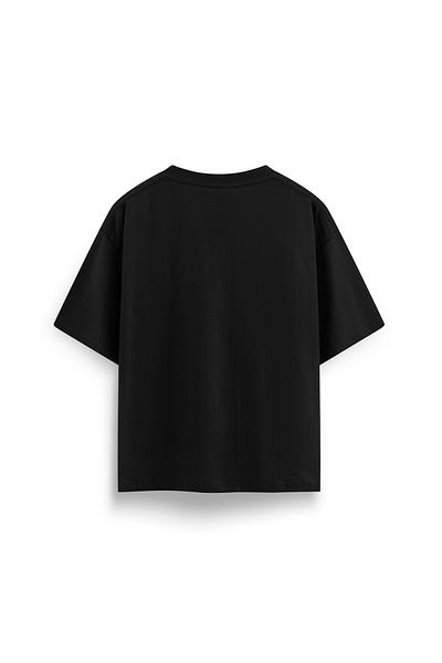 Sekizbiraltı Μαύρο μπλουζάκι με στάμπα Levi Ackerman Comfortable Fit 30/1 Unisex