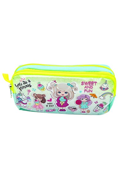 Brons حامل أقلام مايكرو مزدوج العين PVC الشفاف MK-S20