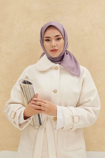 Silk Home 75006-44 Μοντέλο Απλό γυαλιστερό κασκόλ
