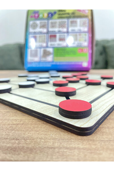 afili toys ألعاب ريها الخشبية: اثنان في واحد على اللوح الخشبي؛ لعبة القفز بال...