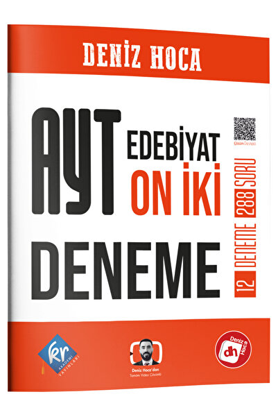 KR Akademi Yayınları Deniz Hoca AYT Edebiyat 12 Deneme