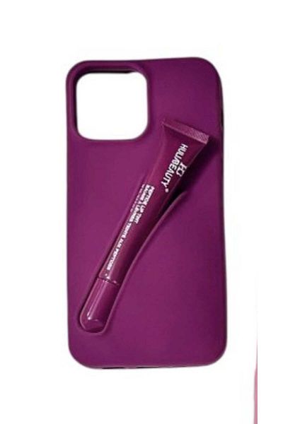 HULIABEAUTY Lip gloss with iPhone case and lipstick holder with a touch of beauty