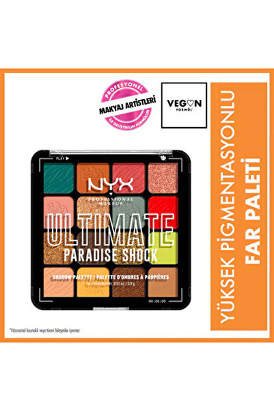 NYX Ultimate Shadow Palette Paradise Shock Göz Farı Paleti
