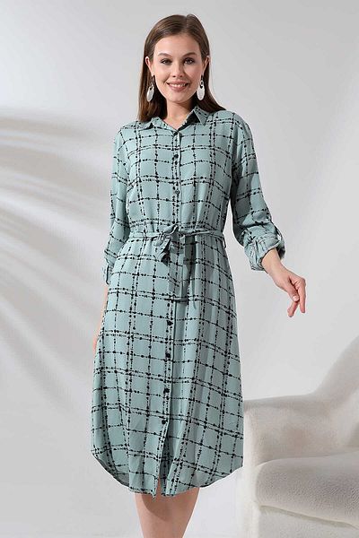 COCOCİX Copy - Patterned Tunic Dress