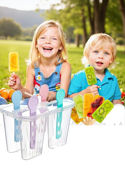 Beatitude Ice Cream Mold with 4 Ice Cream Shaping Ice Maker Healthy Ice Cream Making Mold Chocolate Candy