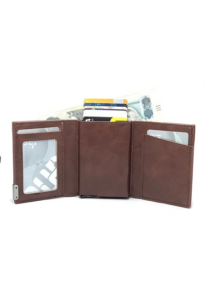 Classic Milano RFID Blocking Faux Leather Wallet for Men and Women, Automatic Card Holder Men's Wallet