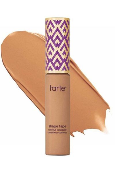 Tarte كونسيلر Shape Tape Contour - لون أسمر يدوم 44 ساعة، 0.33 أونصة سائلة / 10 مل