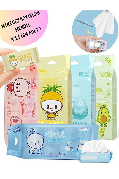 ALLStore Mini 8 li %100 Doğal Saf Su Dezenfektan Makyaj,Temizleme Cep,Çanta M...