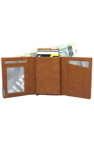 Classic Milano RFID Blocking Faux Leather Wallet for Men and Women, Automatic Card Holder Men's Wallet