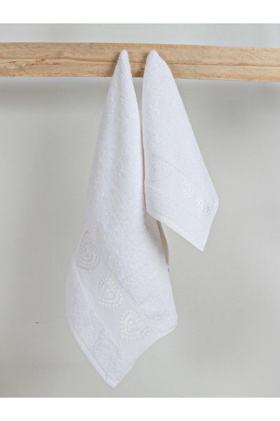 Ender Home Love Hand & Face Towel – Pack of 2, 100% Cotton