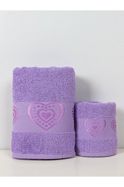 Ender Home Love El & Рушник для обличчя – 2 шт., 100% бавовна, 30x50 см і 50x90 см