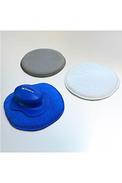 Michelin MC3510 3 Parça 130mm Velkro Cırtlı Mikrofiber Oto Yıkama, Parlatma v...