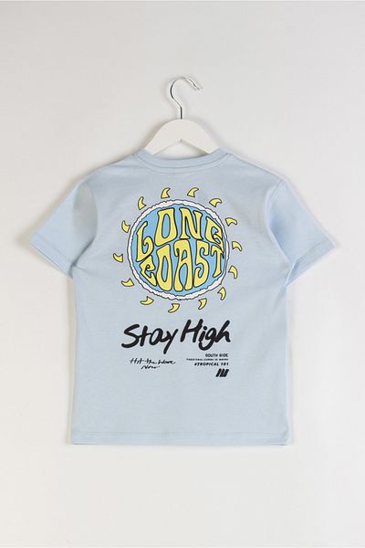 DMB BOYS & GIRLS Tricou pentru băiat de vară din bumbac, cu mânecă scurtă, cu imprimeu text