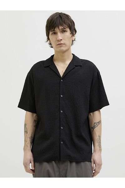 Jack & Jones Ανδρικό μαύρο Jjpablo Resort Shalwar Black 12269644