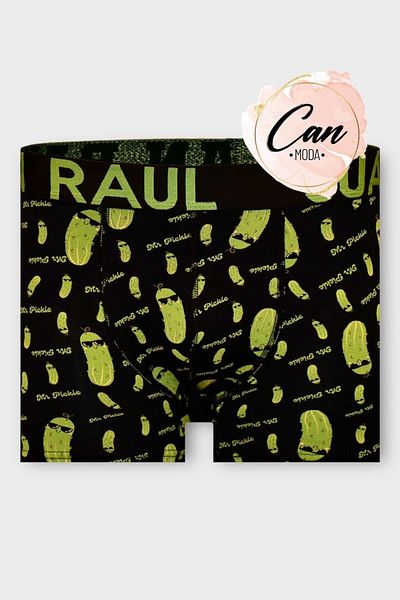 Juan Raul Cucumber Patterned Patterned Men's Boxers - Db228