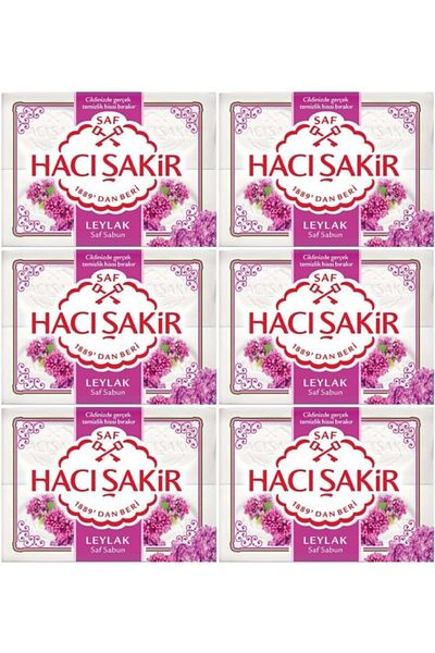Hacı Şakir Lilac Mold Soap 600 Gr X 6 Pieces