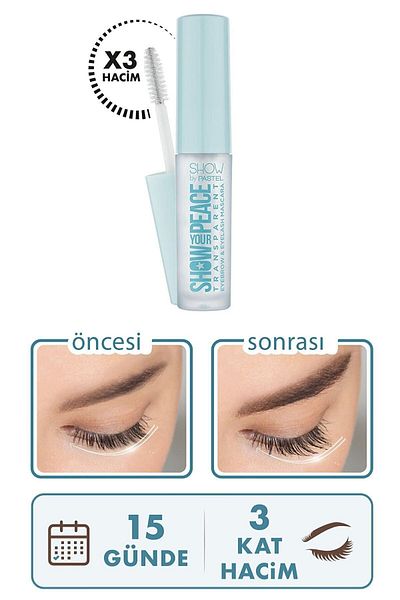 Show by Pastel Pastel transparent eyebrow&eyelash mascara