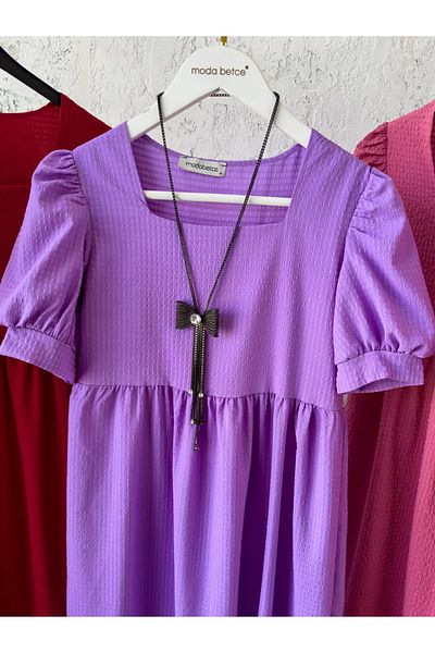 modabetce Seersucker Fabric Dress