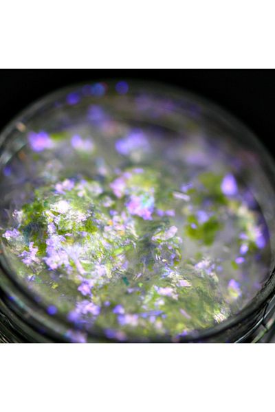 Kajol Beauty Pigment flakes PK117 (translucent with intense purple iridescence) for makeup KAJOL Beauty, <0.25g