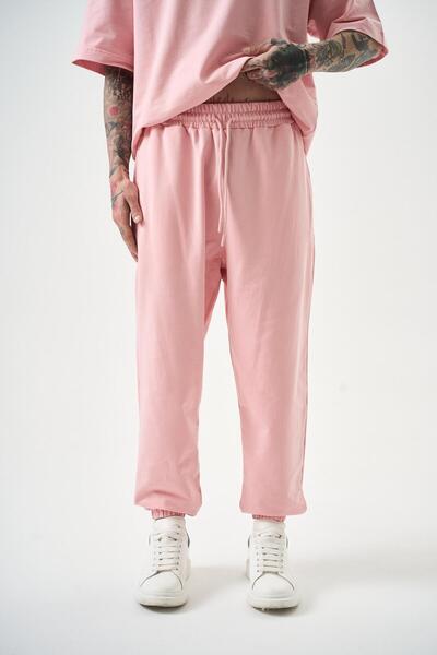 Respire Чоловічі базові джоггер-шорти лососевого кольору