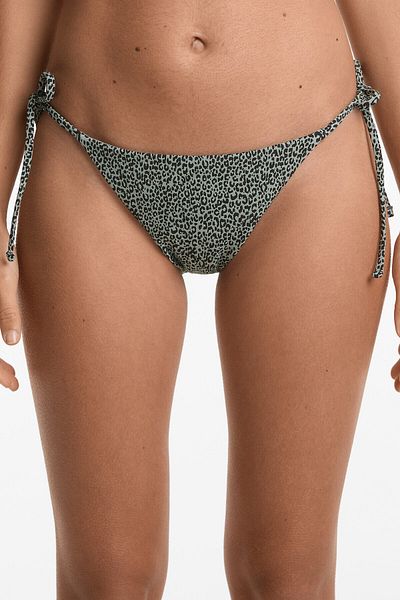 Oysho Medium-coverage print tie bikini briefs