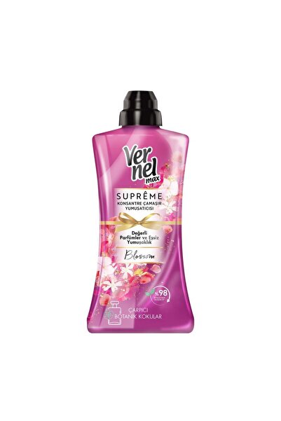 Vernel Max Supreme Blossom 1.2L – Çiçeksi Koku ve Lüks Yumuşaklık (50 Yıkama)