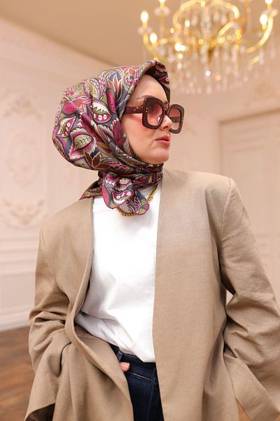 Silk Home Μεταξωτό κασκόλ Twill 11456-16