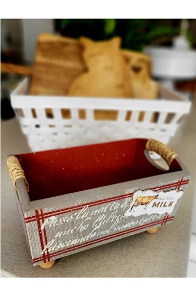 Ece Aymer Craft House KIRMIZI ÇİZGİLİ EKMEKLİK