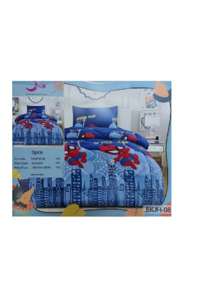 Moon 3-Piece Microfiber Duvet Cover Set, Single Size, 160x210 cm, Multicolor