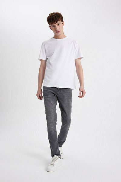 DeFacto Carlo Skinny Fit Extra Skinny Fit Regular Waist Extra Skinny Leg Jeans B3698ax23au