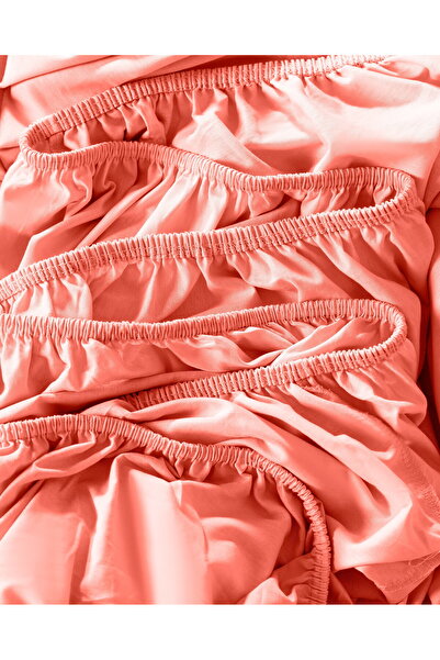 Madame Coco Eloise Ranforce Spannbettlaken-Set, Kingsize, 100 % Baumwolle, Granatapfelblüte