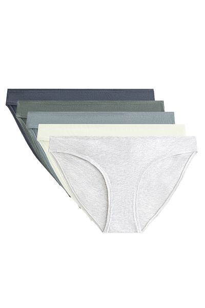 Oysho 5 cotton blend classic briefs