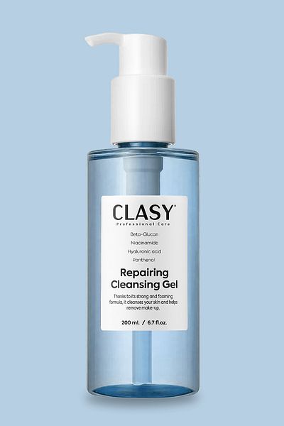Clasy Care Facial Cleansing Gel, Repairing, Pore Tightening, for Dry and Combination Skin