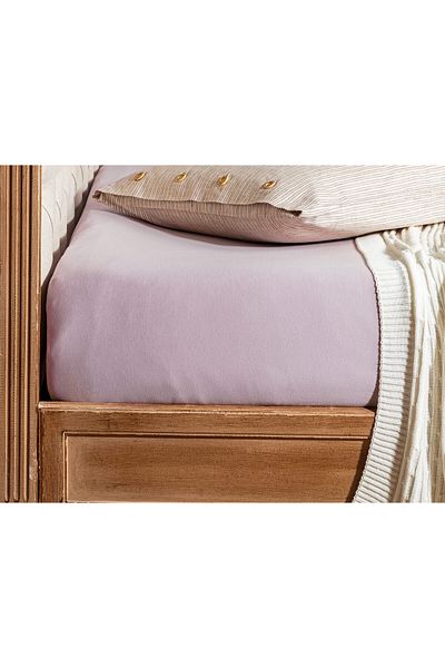 Madame Coco Elastisches Bettlaken aus 100 % gekämmter Baumwolle in Kingsize-Größe